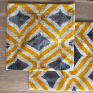 Turkish Ikat Throw Pillow Covers